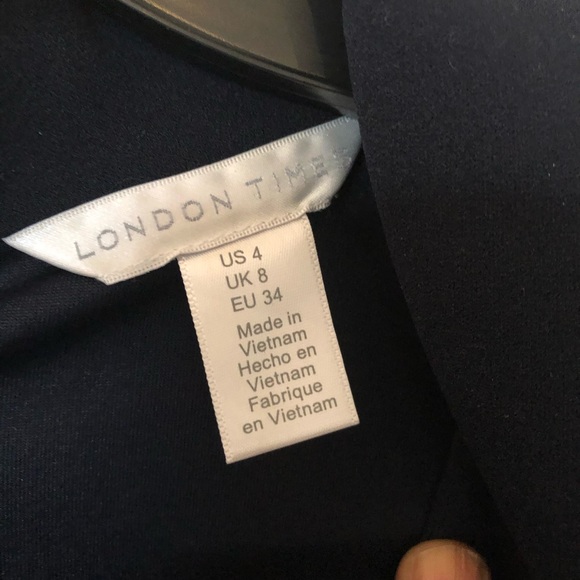 Mid length Navy blue dress - Picture 3 of 3